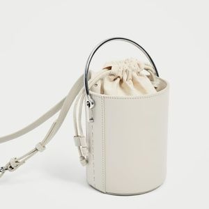 Zara crossbody bucket bag